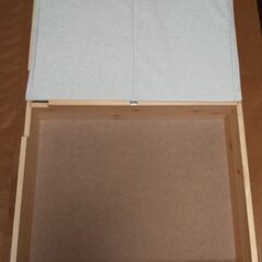 木製ベッド下収納（無印良品）譲りますの画像