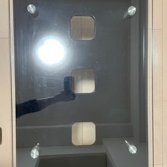 ガラスローテーブル　サイズＷ75xＤ50xＨ33