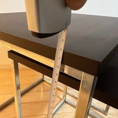 【セット売り】茶色のオシャレなサイドテーブルの画像