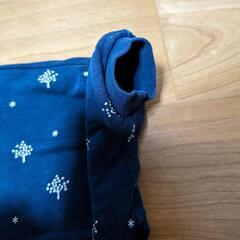 【厚手】ベビーポンチョ/ リバーシブル/ フード＆袖付きの画像