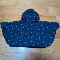 【厚手】ベビーポンチョ/ リバーシブル/ フード＆袖付きの画像