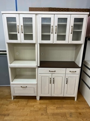 レンジボード 幅89cm ニトリ RIPE キッチンボード 大型 大容量 木目調