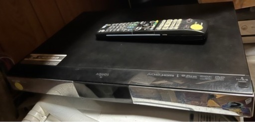 SHARP AQUOS ブルーレイレコーダー