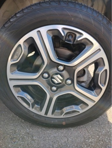 スズキハスラー　タイヤホイールセット　ダンロップ　ラジアル　165/60/15 4本セット