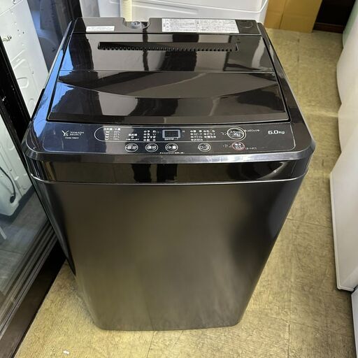 2022年製★極上美品 中古★YAMADA 6kg 忙しい朝に便利!!スピードコース搭載！ステンレス槽で清潔★洗濯機【YWM-T60H1-B】