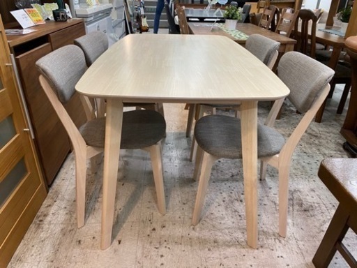 【愛品館 江戸川店】LOWYA（ロウヤ）ダイニングテーブル5点セット ID:152-008973-007