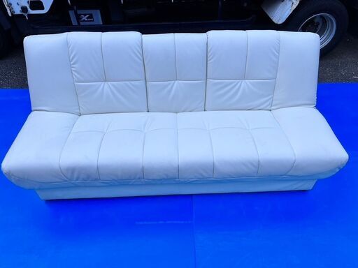 ￥15400(税込)ローソファ　ベッド　ホワイト