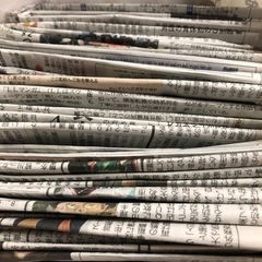 新聞紙　チラシ　たくさん集まりました😊の画像
