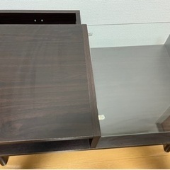 ローテーブル　ガラステーブルの画像