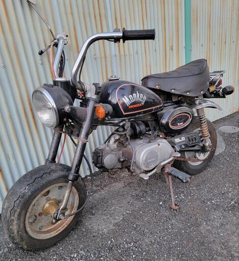 HONDA ホンダ モンキー A-Z50J モンキー不動車 ジャンク 中古 旧車 直接引取り希望 部品取り パーツ取り