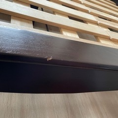 セミダブルローベッド（アジアン猫足）の画像