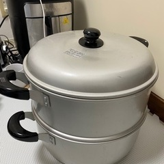 軽い アルミ 二段蒸し器 30cm 楽々小町