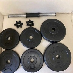 ダンベル　20㎏　【10kg×2個セット】可変式の画像
