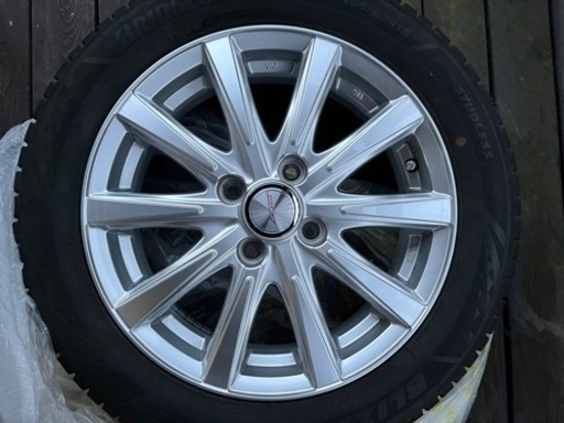 ブリジストン 16インチ インチ 本日お渡し可能165/60R15 77Q JAE4222 P2002 VRX3Z