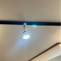 ダクトレール照明4個セット白ダクトレールスポットライトの画像