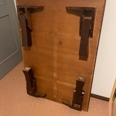 レトロな座卓　折り畳み　ローテーブル　昭和レトロの画像