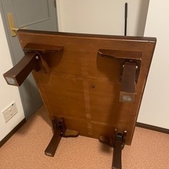 レトロな座卓　折り畳み　ローテーブル　昭和レトロの画像