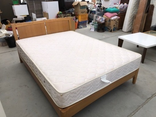 大塚家具 ダブルベッド  ロジェットⅡ  140cm×205cm 状態良好品❗️