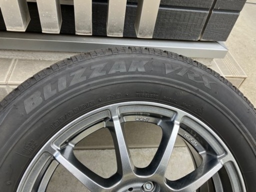 195/65R15スタッドレスタイヤ付きホイール4本　ノア、ヴォクシー、ステップワゴン、プリウス等　ランクB