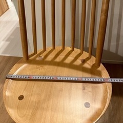 大川家具　ダイニングチェアセット(4脚)の画像