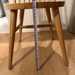 大川家具　ダイニングチェアセット(4脚)の画像