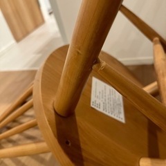 大川家具　ダイニングチェアセット(4脚)の画像