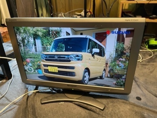 値下げ　リモコン無しなら値引き　シャープAQUOS 20型　地デジ液晶テレビ
