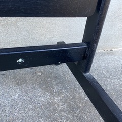 スタンドミラー　角形　ブラック　木製　大型　黒　長方形　姿見の画像