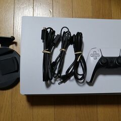 中古 SONY PlayStation5(PS5) 初期型ディスク搭載モデル＋PULSE 3D（純正ヘッドフォン）＋Horizon Forbidden Westの画像