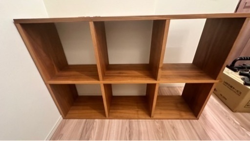【無印良品】ウォールナット材シェルフ_売ります