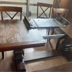 ※お値段下げました　Ashley ダイニングテーブルセットの画像