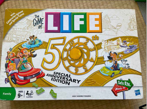 ◆人生ゲーム(英語版)(50周年記念エディション)