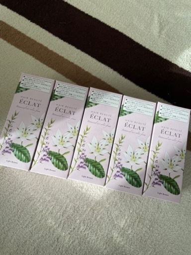 ヘアボーテ エクラ 白髪染め 10箱