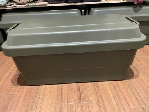 トランクカーゴ　トラスコ70L コンテナBOX カーキ