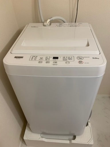 使用期間は約半年の綺麗な洗濯機
