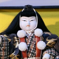 ちょっと大きめの弁慶の木目込み人形をさしあげますの画像