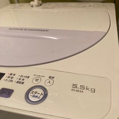 SHARP(シャープ)洗濯機ES-GE5Aの画像