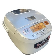 象印 マイコン炊飯ジャー 5合炊き ホワイト NL-DS10 2...