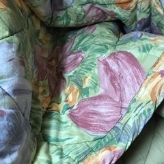 花柄コタツ敷マットの画像