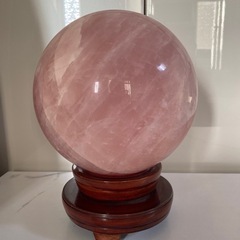 ローズクォーツ 円玉 大玉180mm