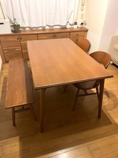 KEYUKAでオーダー　ダイニングセット　テーブル　椅子　ベンチ