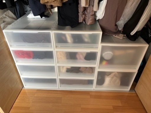 【2/18まで】無印PP衣装ケースセット（小8個、深2個）