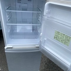 福岡市内配送設置無料　シャープ SHARP SJ-14Y-S [冷蔵庫 （137L・つけかえどっちもドア） 2ドア シルバー系]