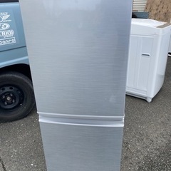 福岡市内配送設置無料　シャープ SHARP SJ-14Y-S [冷蔵庫 （137L・つけかえどっちもドア） 2ドア シルバー系]