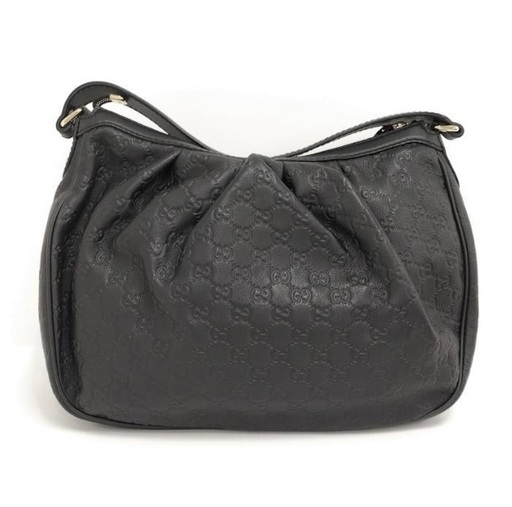 J3285 ★再値下げしました★GUCCI グッチ スーキー ワンショルダーバッグ グッチシマ レザー ブラック 232955 699