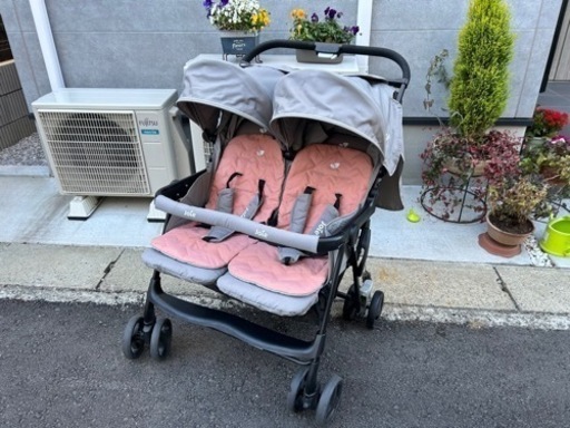 ジョイー　joie ２人乗りベビーカー エアツイン　二人乗り　双子用
