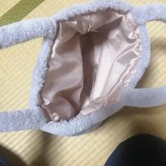 0円無料★ムートン ファーバッグ★美品★の画像