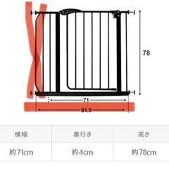 ベビーゲートの画像