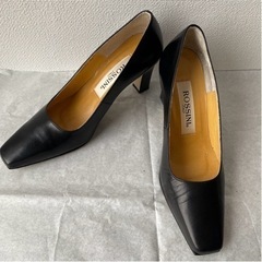 《再々値下げ》 【ロッシーニ】ハイヒール パンプス 本革 黒 