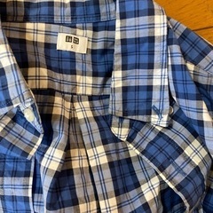 UNIQLO チェック シャツ ユニクロ 男 S 長袖 2枚の画像
